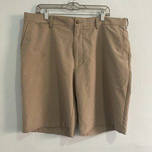 PGA TOUR Golf Shorts Men's 38 Polyester Khaki Tan Short
